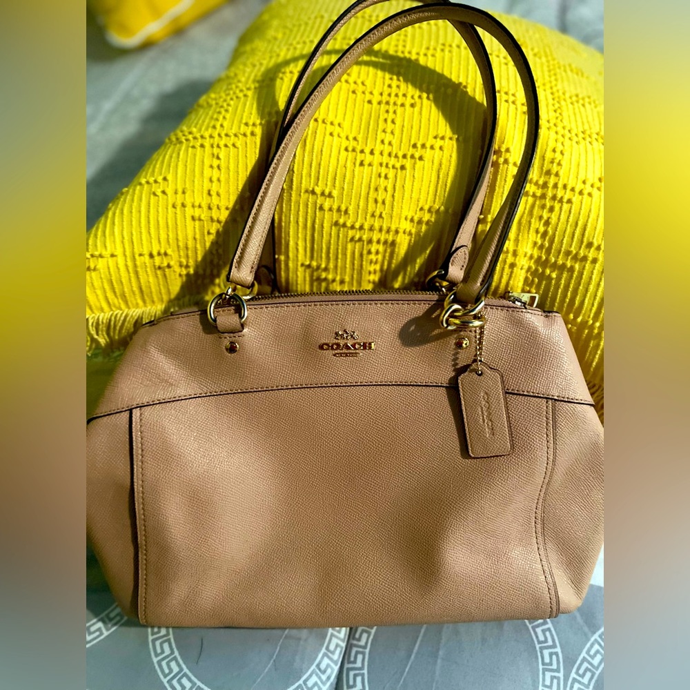 Coach Tan leather sachel